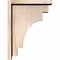 Ekena Millwork Mediterranean Smooth Corbel w/Backplate, Douglas Fir, 5 1/2"W x 12"D x 16"H COR06X12X16MED01SDF - alternate 4